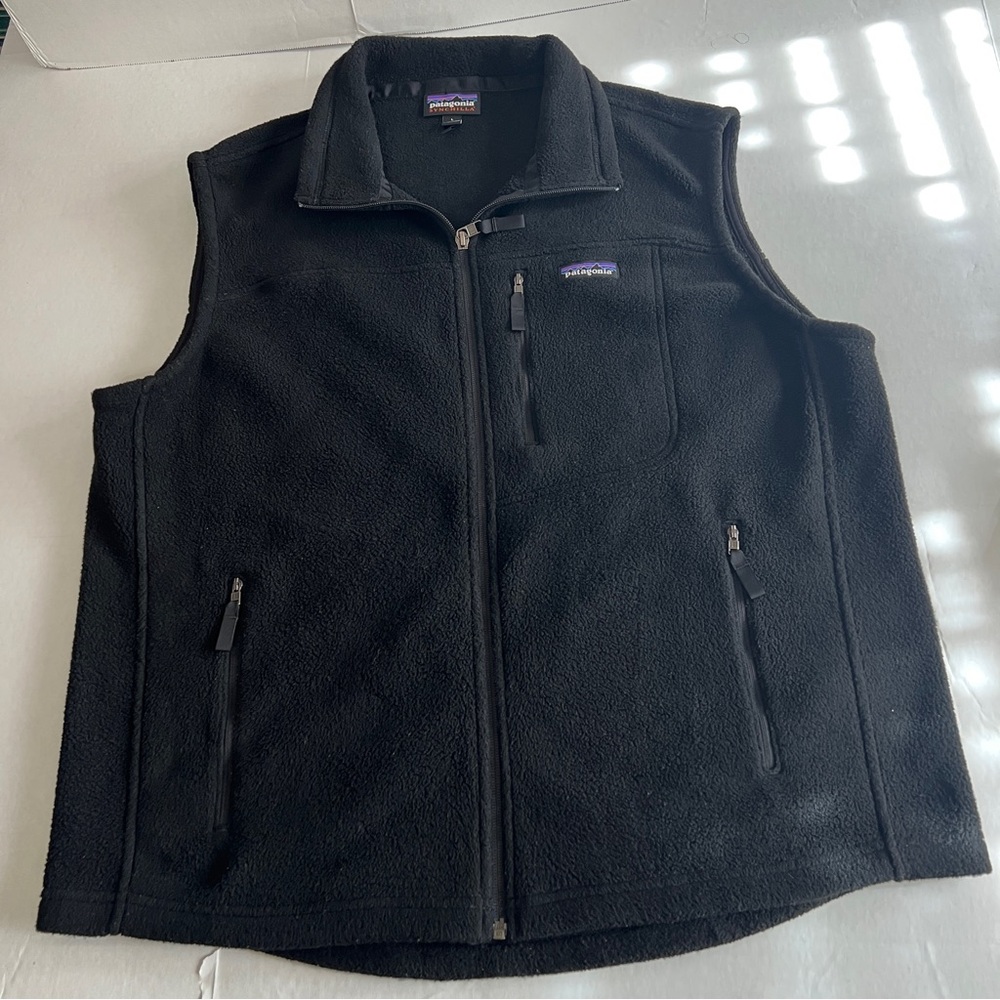 Patagonia Men's Sz Large Better Sweater Full Zip Vest Pockets